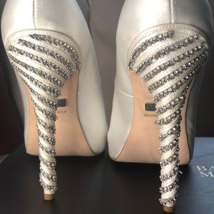 Badgley Mischka Bridal Heels Size 8.5